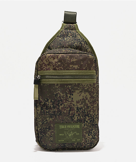 True Religion Yeta Camo Sling Bag