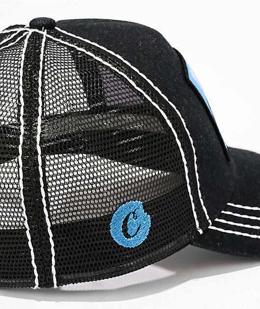 True Religion x Cookies Denim Black Trucker Hat | Zumiez