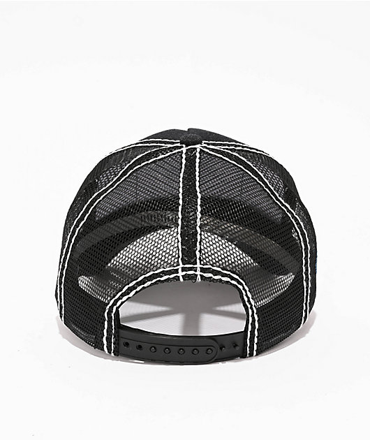 TRUE RELIGION メッシュキャップ True Religion x Cookies Denim Black Trucker Hat | Zumiez