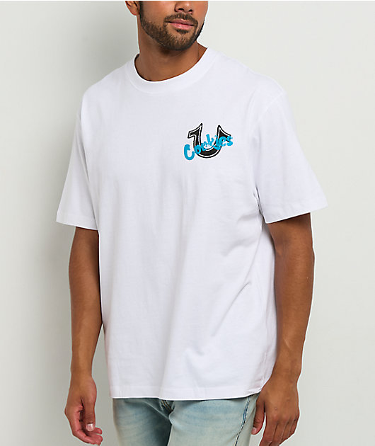 True Religion x Cookies Horseshoe Applique White T-Shirt