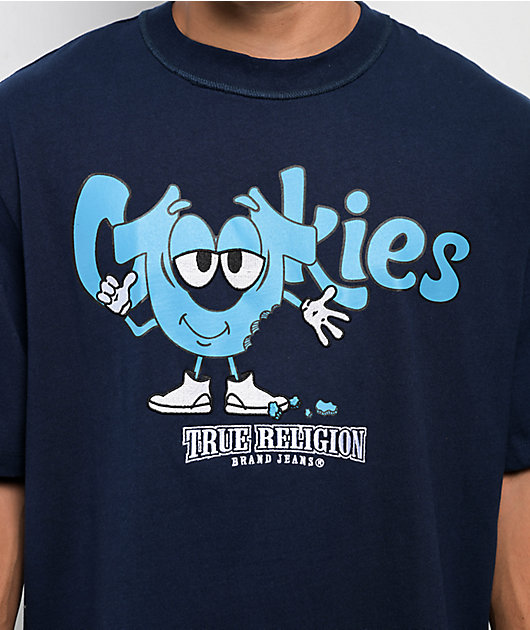 True Religion x Cookies Shoey Bite Navy T-Shirt