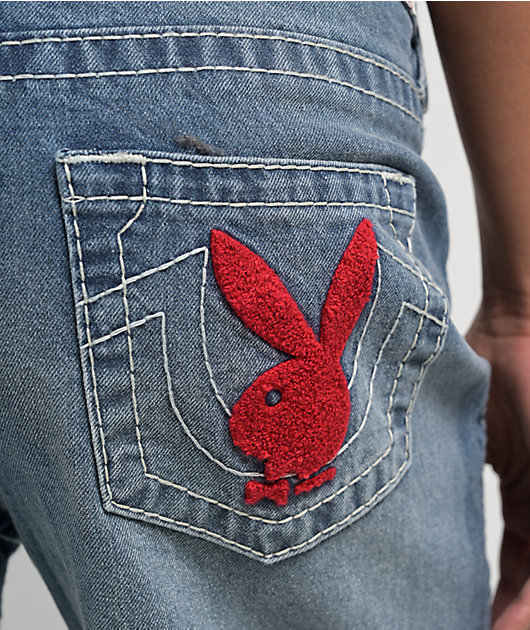 True Religion x Playboy Bobbi Big T Baggy Jeans | Zumiez