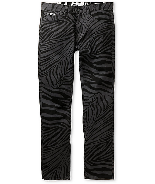 jeans zebra print
