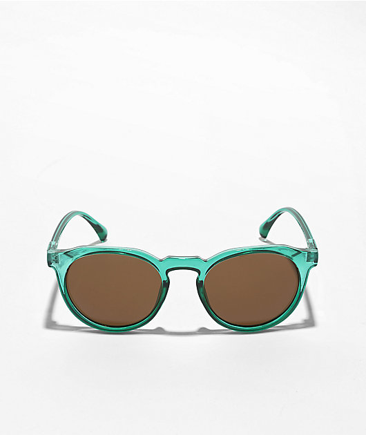 Turquoise Round Sunglasses