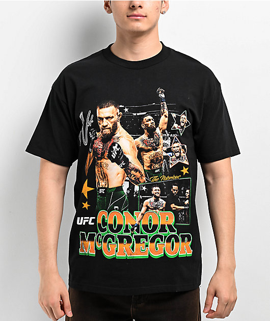 UFC Conor Stars Collage Black T Shirt Zumiez