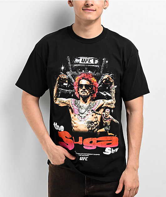 UFC Suga Sean Flex Black T-Shirt | Zumiez
