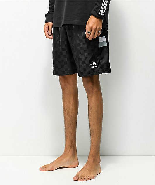 XX-Large, Bluefish/Carbon Umbro Men's Checkerboard Shorts 