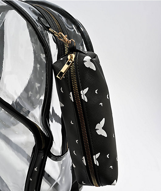 Under1Sky Black Clear Backpack Zumiez