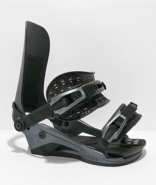 Union Atlas Grey Snowboard Bindings 2023 | Zumiez