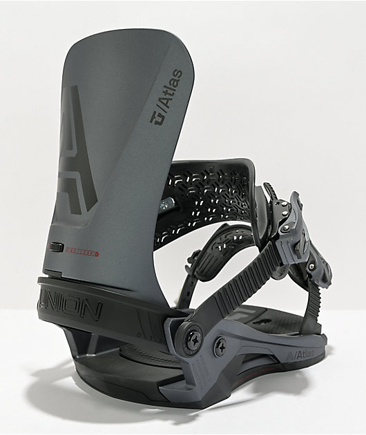 Union Atlas Grey Snowboard Bindings 2023 | Zumiez