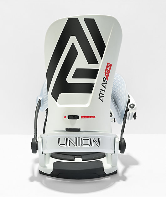 Union Atlas Pro White Snowboard Bindings 2023