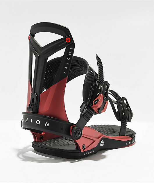 Union Falcor Red Snowboard Bindings 2024 | Zumiez