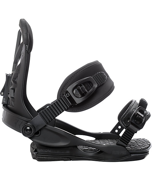 Union Flite Pro Black Snowboard Bindings Zumiez