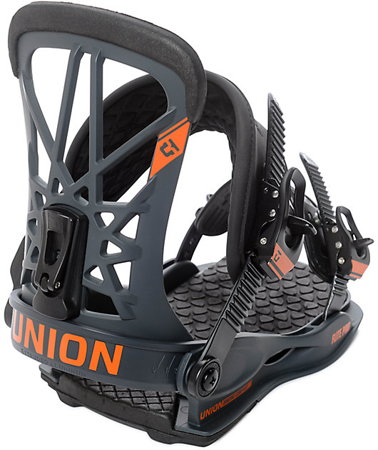 Union Flite Pro Dark Grey Snowboard Bindings Zumiez