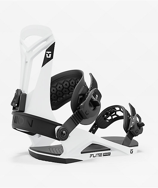 取引中【セット割】UNION FLITE PRO Union Flite Pro White Snowboard Bindings 2025 | Zumiez