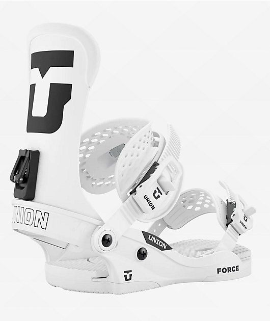 Union Force Classic White Snowboard Bindings 2026 | Zumiez