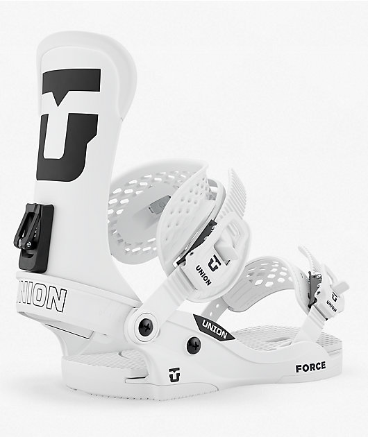 Union Force Classic White Snowboard Bindings 2027