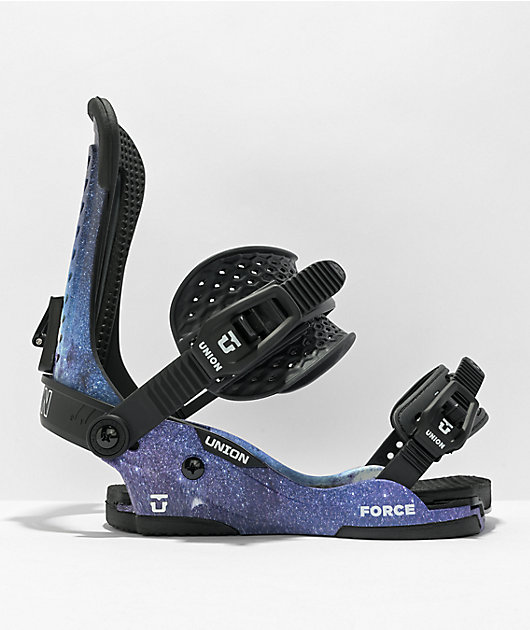 Union Force Cosmos Black & Blue Snowboard Bindings 2023 | Zumiez