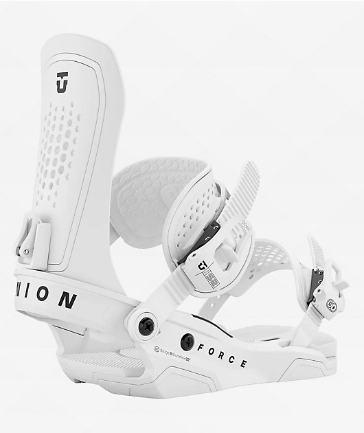 Union Force White Snowboard Binding 2026