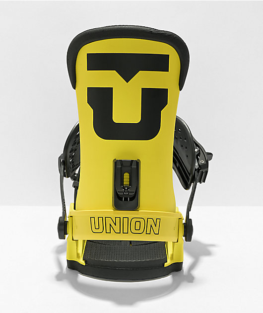 Union Force Yellow Snowboard Bindings 2023