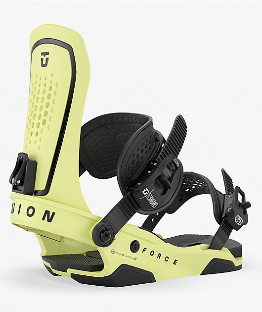 Union Force Yellow Snowboard Bindings 2027