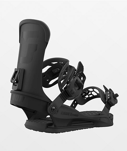 Union Kids Cadet Pro Black Snowboard Bindings 2024 | Zumiez