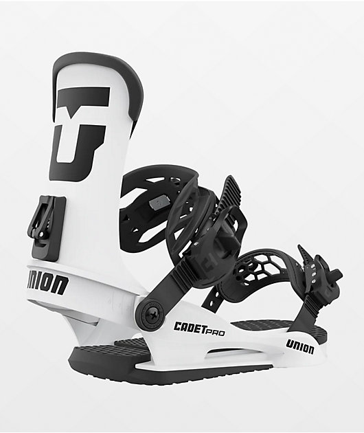 Union Kids Cadet Pro White Snowboard Bindings 2024 | Zumiez