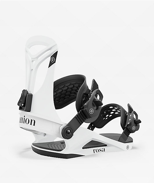 Union Rosa White Snowboard Bindings 2025 | Zumiez