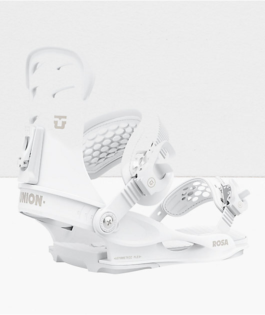 white snowboard bindings