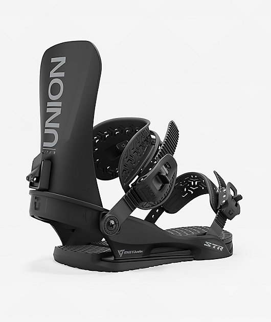Union STR Black Snowboard Bindings 2025 | Zumiez