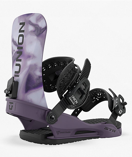 Union STR Purple Snowboard Bindings 2027
