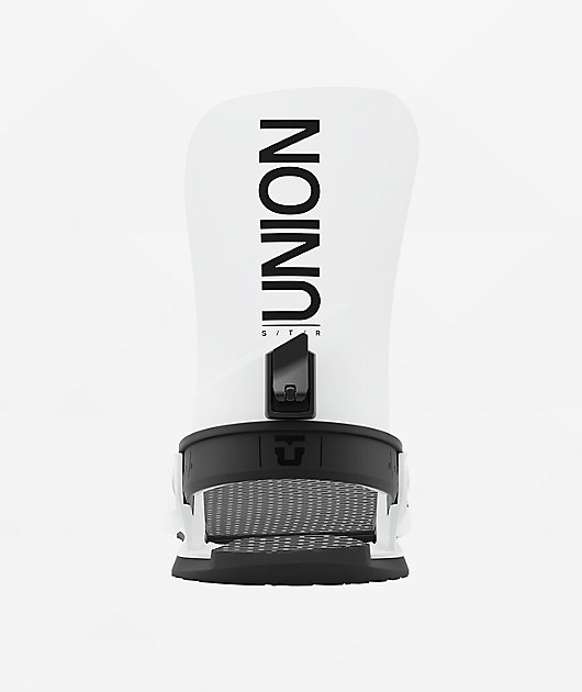 Union STR White Snowboard Bindings 2025 | Zumiez