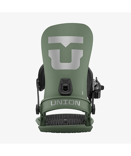 Union Strata Olive Green Snowboard Bindings 2026