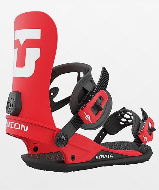 UNION STRATA RED Mサイズ Union Strata Red Snowboard Bindings 2024
