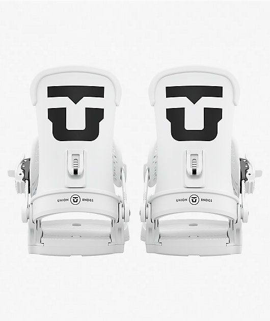 Union Trilogy Classic White Snowboard Bindings 2027
