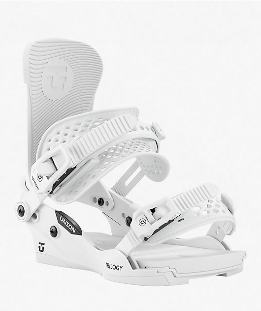 Union Trilogy Classic White Snowboard Bindings 2027