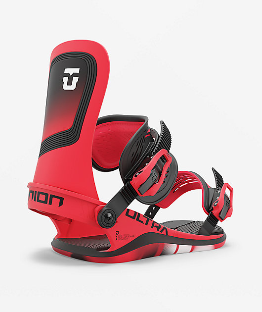 23-24 Union ultra ホットレッド Union Ultra Hot Red Snowboard Bindings 2025 | Zumiez