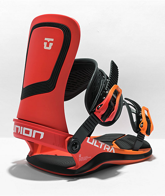 Union Ultra Red Snowboard Bindings 2023