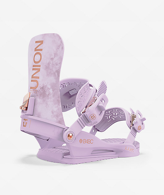 Union Women's Juliet Tie Dye Violet Snowboard Bindings 2025 | Zumiez