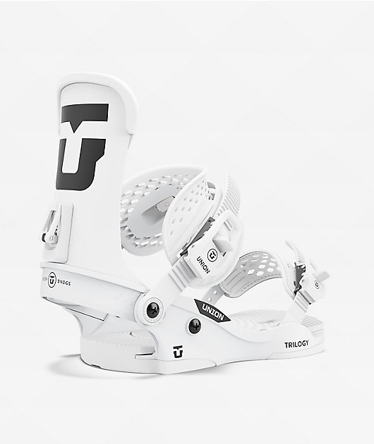 Union Women's Trilogy Classic White Snowboard Bindings 2025 | Zumiez