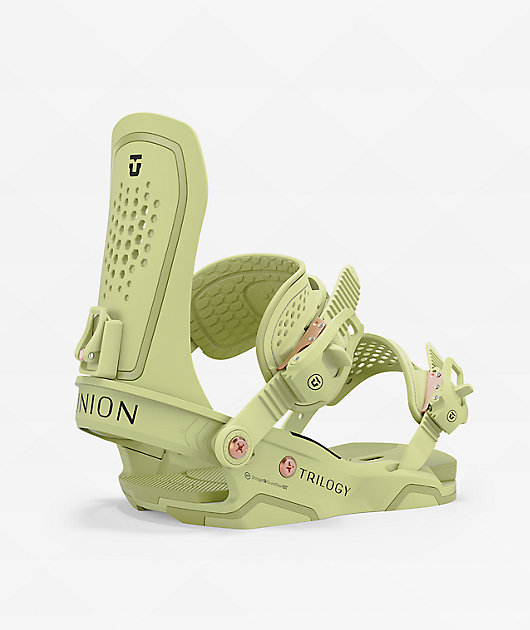 【美品】UNION BINDING TRILOGY GREEN Union Women's Trilogy Green Snowboard Bindings 2025 | Zumiez
