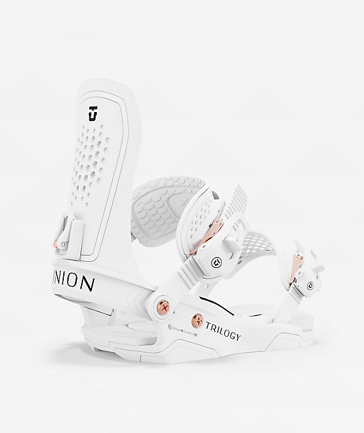 Union Women's Trilogy White Snowboard Bindings 2025 | Zumiez