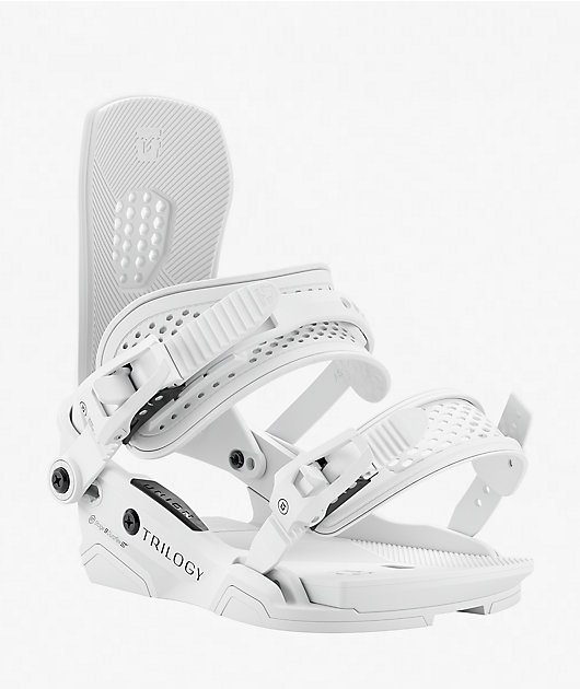 Union Women's Trilogy White Snowboard Bindings 2027