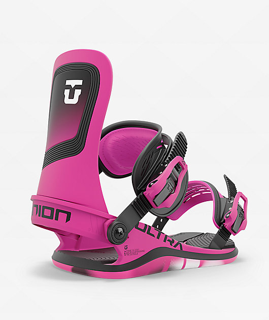 Union Women's Ultra Hot Pink Snowboard Bindings 2025 | Zumiez