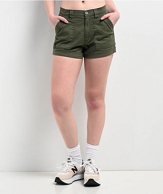 Unionbay Agnes Kale Carpenter Shorts | Zumiez
