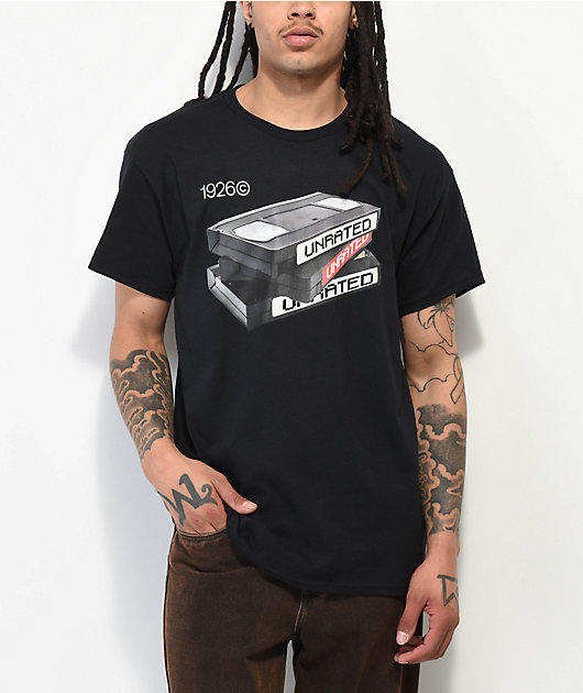 Unrated Home Movies Black T-Shirt