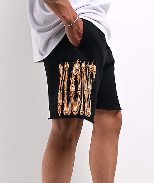 VLONE Black Sweat Shorts