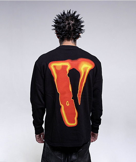 VLONE Devil Black Thermal Long Sleeve T-Shirt | Zumiez