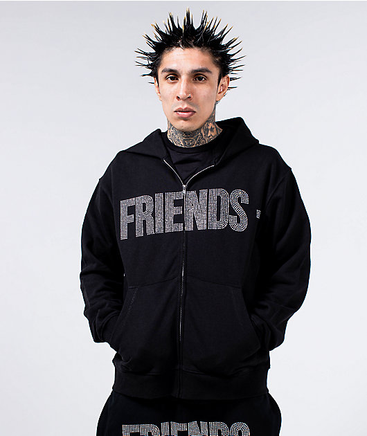 VLONE Friends Black Zip Hoodie | Zumiez