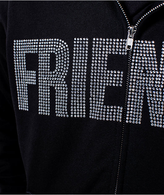 VLONE Friends Black Zip Hoodie